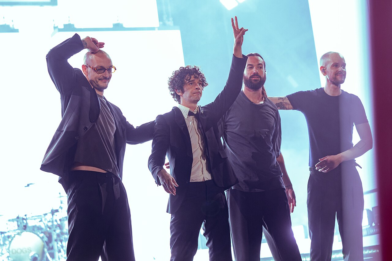 The 1975, sourced portrait photograph (2025)