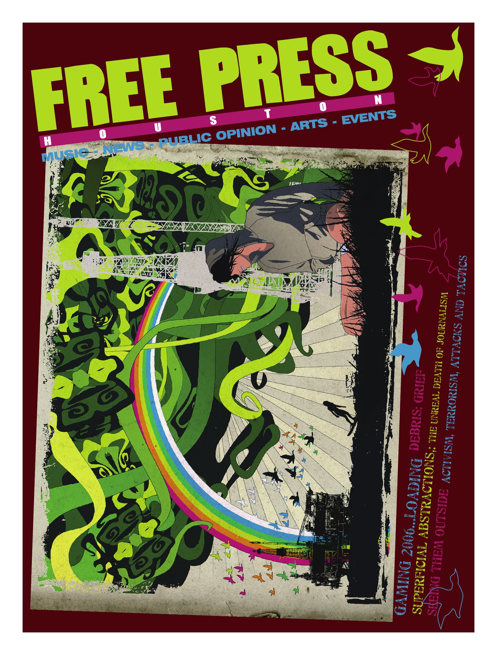 Free Press Houston cover, March 2006, first edition