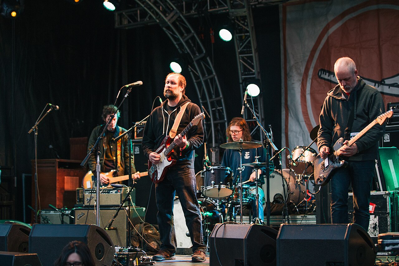 Built To Spill, sourced portrait photograph (2016)