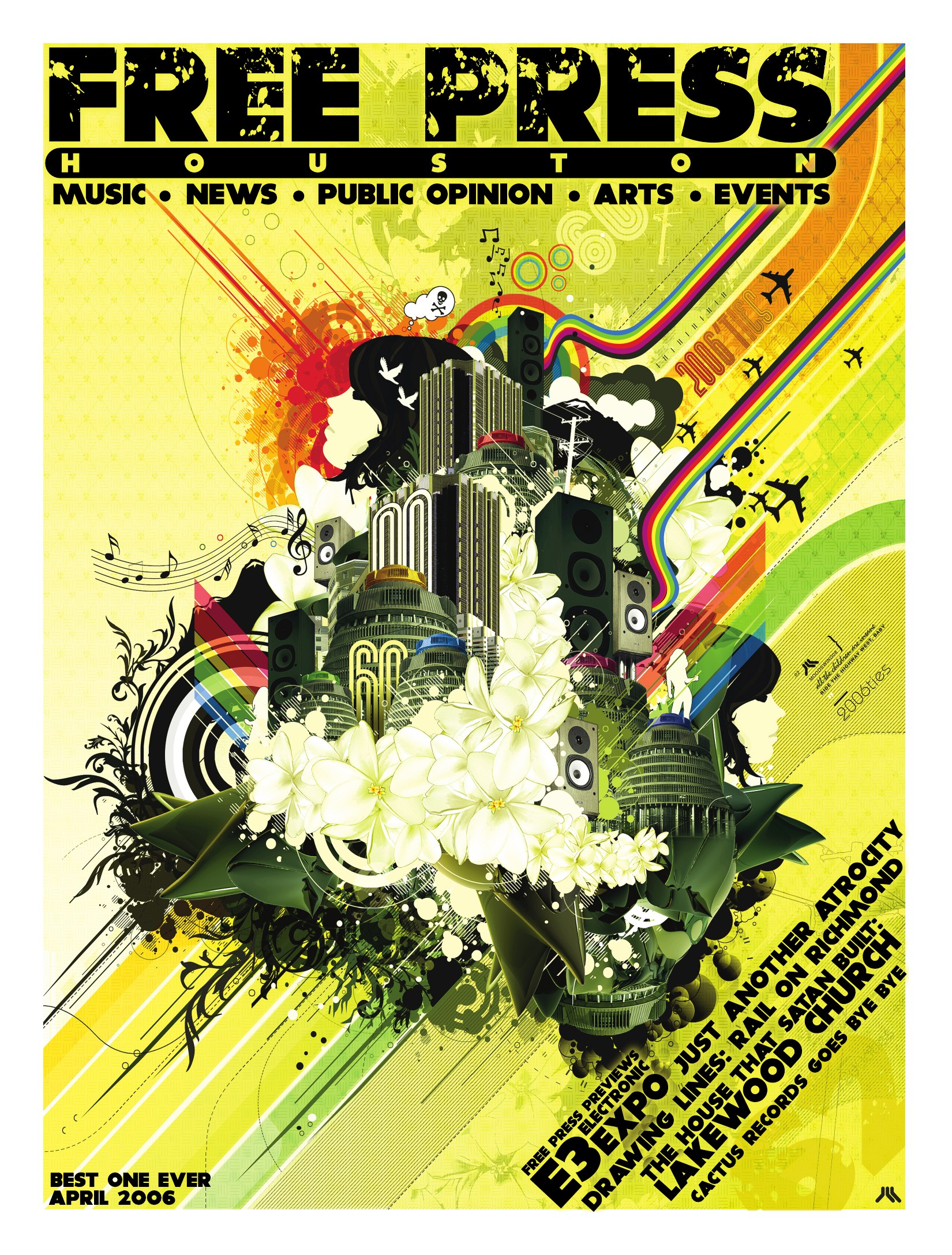 Free Press Houston cover, April 2006, first edition