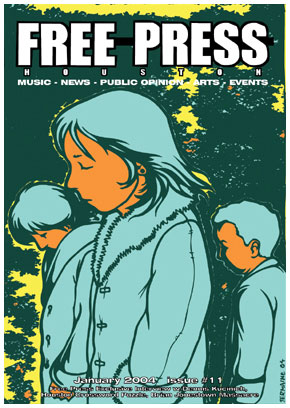 Free Press Houston cover, JANUARY 2004