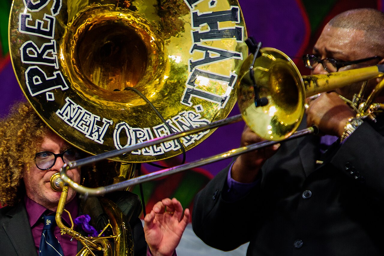 Preservation Hall Jazz Band, sourced portrait photograph (2016)