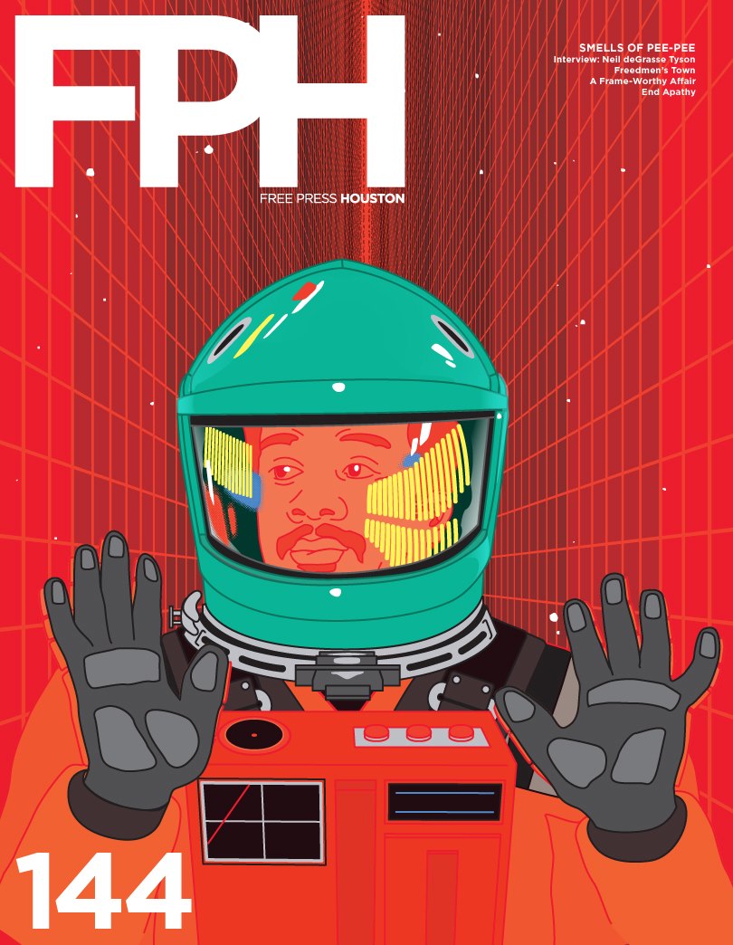 Free Press Houston cover credited to Tyler Barber, September 2012.
