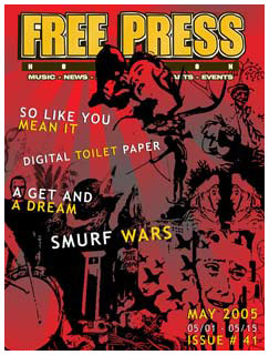 Free Press Houston cover, MAY 2005