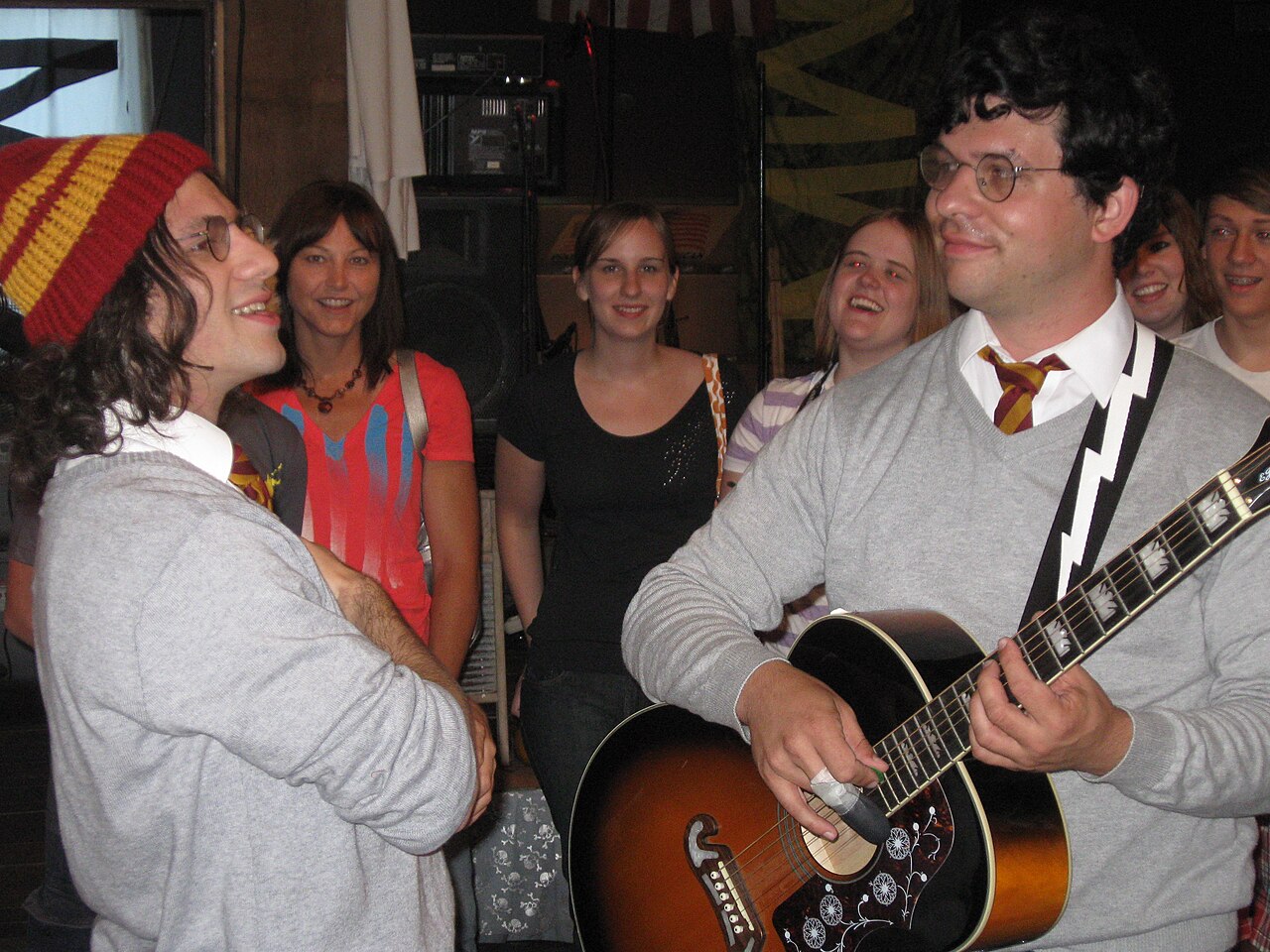 Harry and the Potters, sourced portrait photograph (2010)