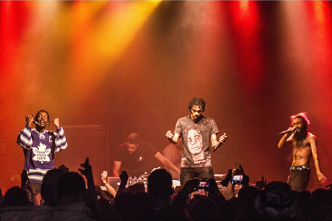 Flatbush Zombies, sourced portrait photograph (2013)