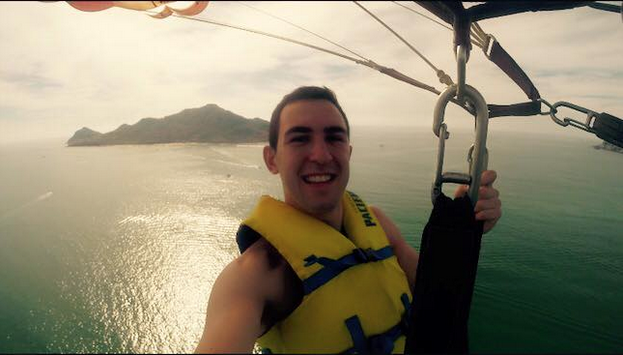 facebook.com, Deah parasailing in Mexico