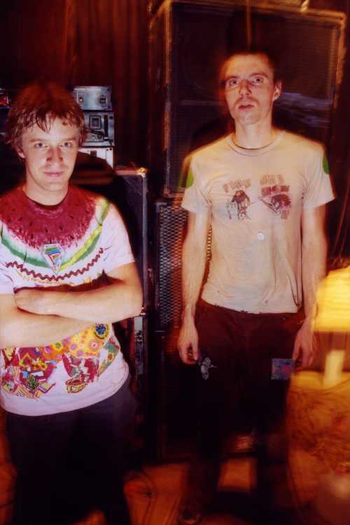 Lightning Bolt, sourced portrait photograph (2003)