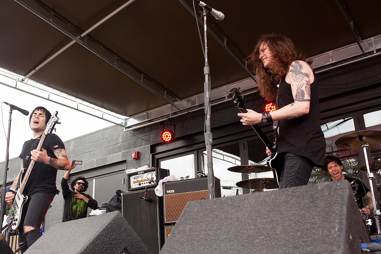 Against Me!, sourced portrait photograph (2014)
