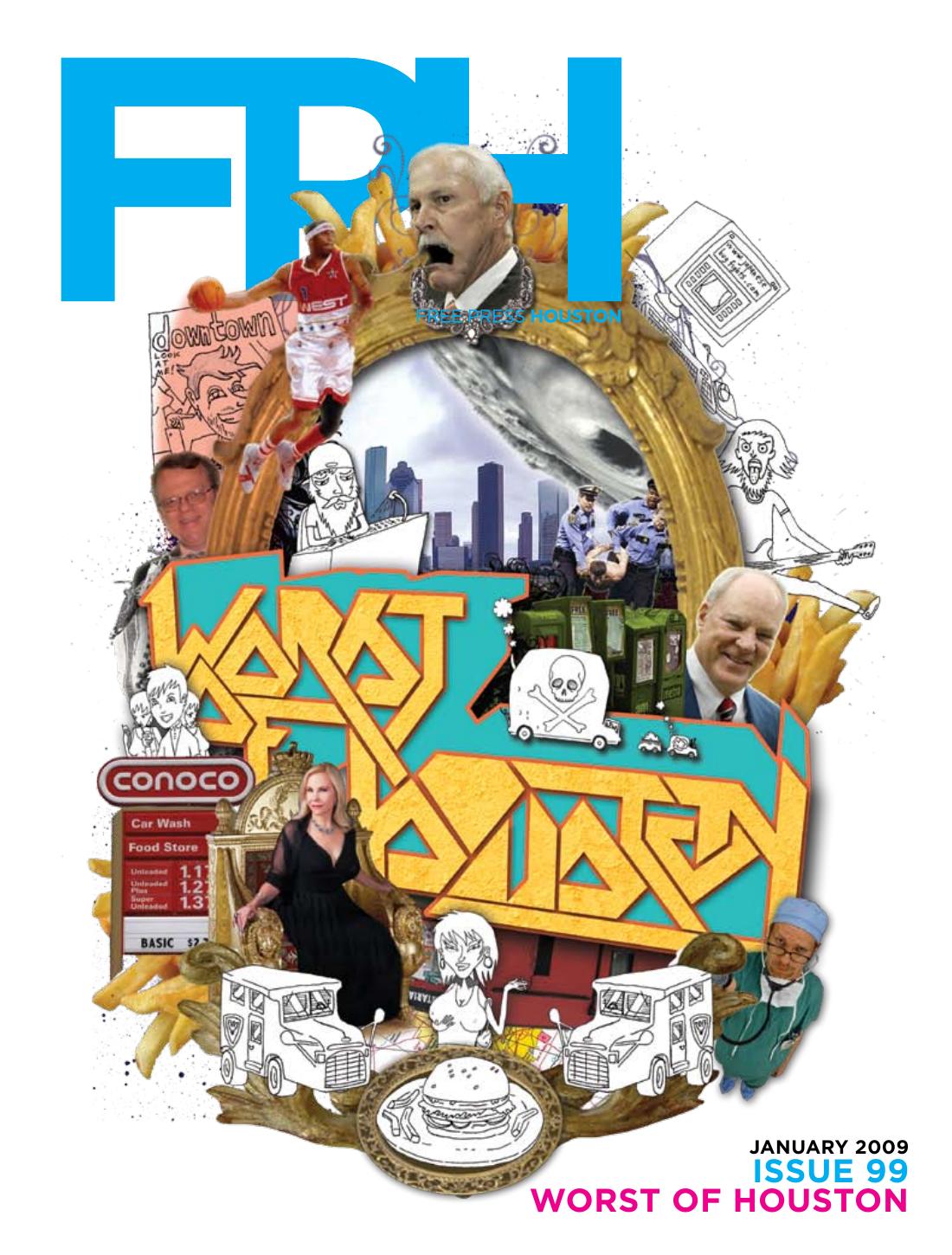 Free Press Houston cover, JANUARY 2009
