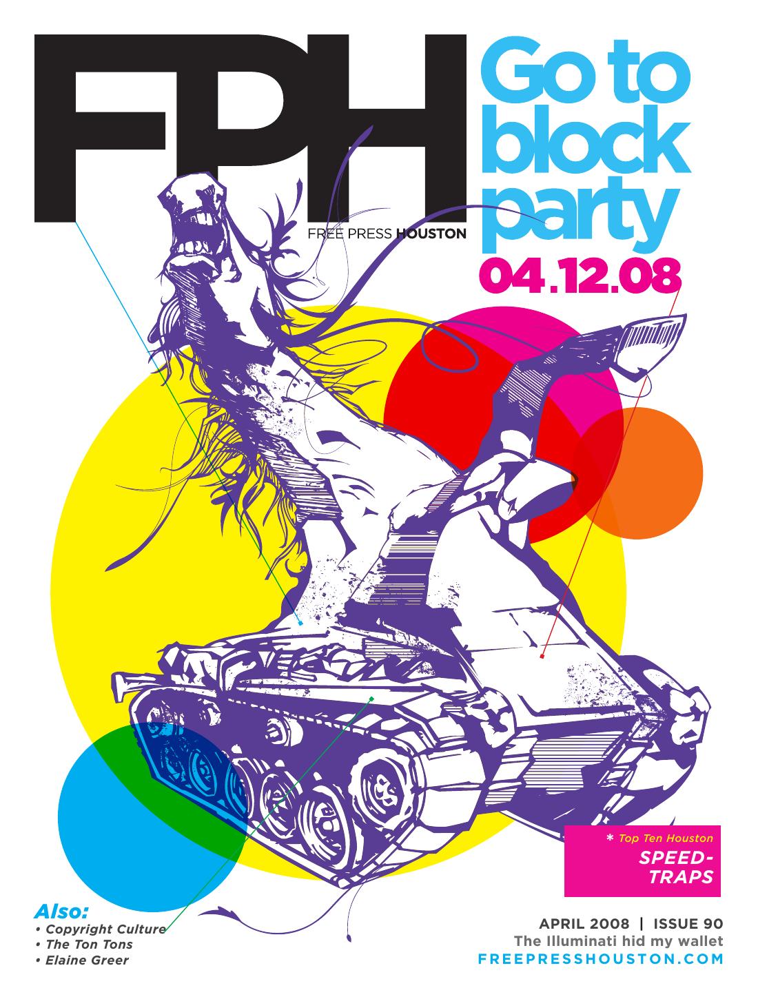 Free Press Houston cover, APRIL 2008