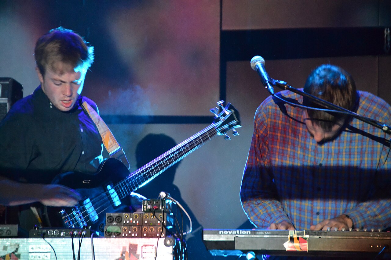 Mount Kimbie, sourced portrait photograph (2013)