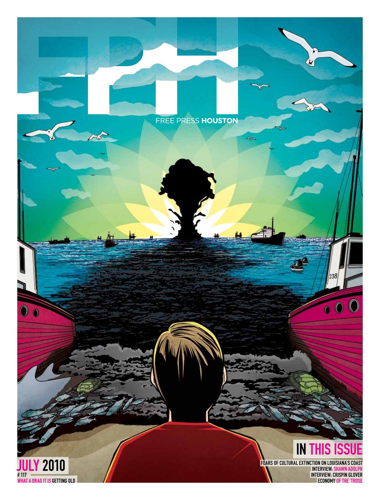 Free Press Houston cover, JULY 2010