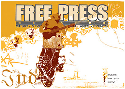 Free Press Houston cover, JULY 2004