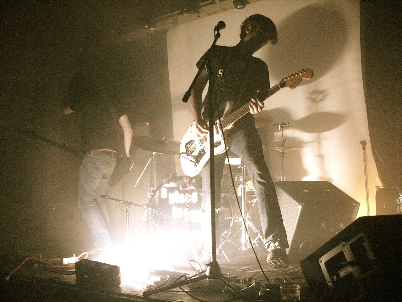 A Place To Bury Strangers, sourced portrait photograph (2007)
