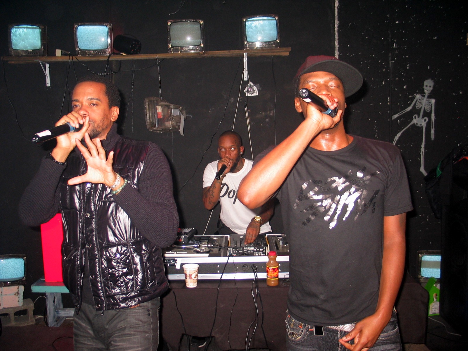 Dead Prez performing in Lansing, Michigan, December 2009