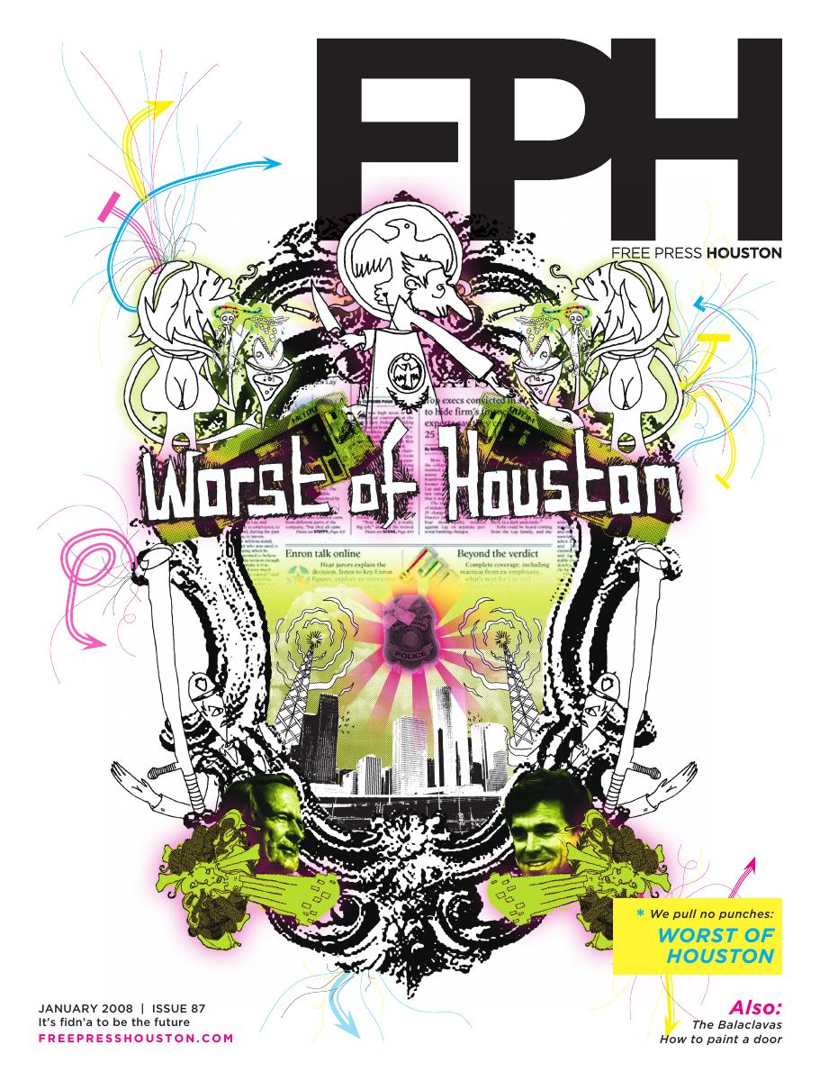 Free Press Houston cover, January 2008