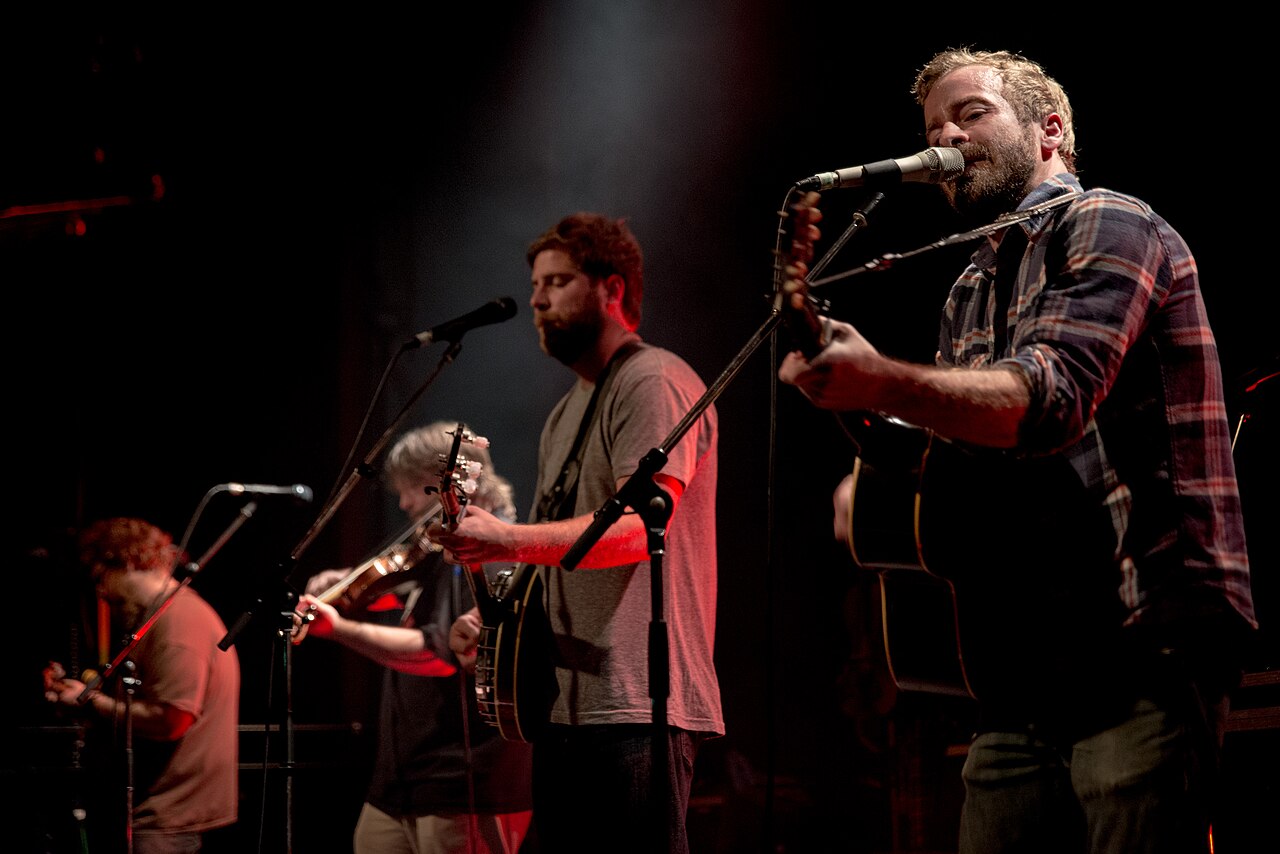 Trampled By Turtles, sourced portrait photograph (2014)