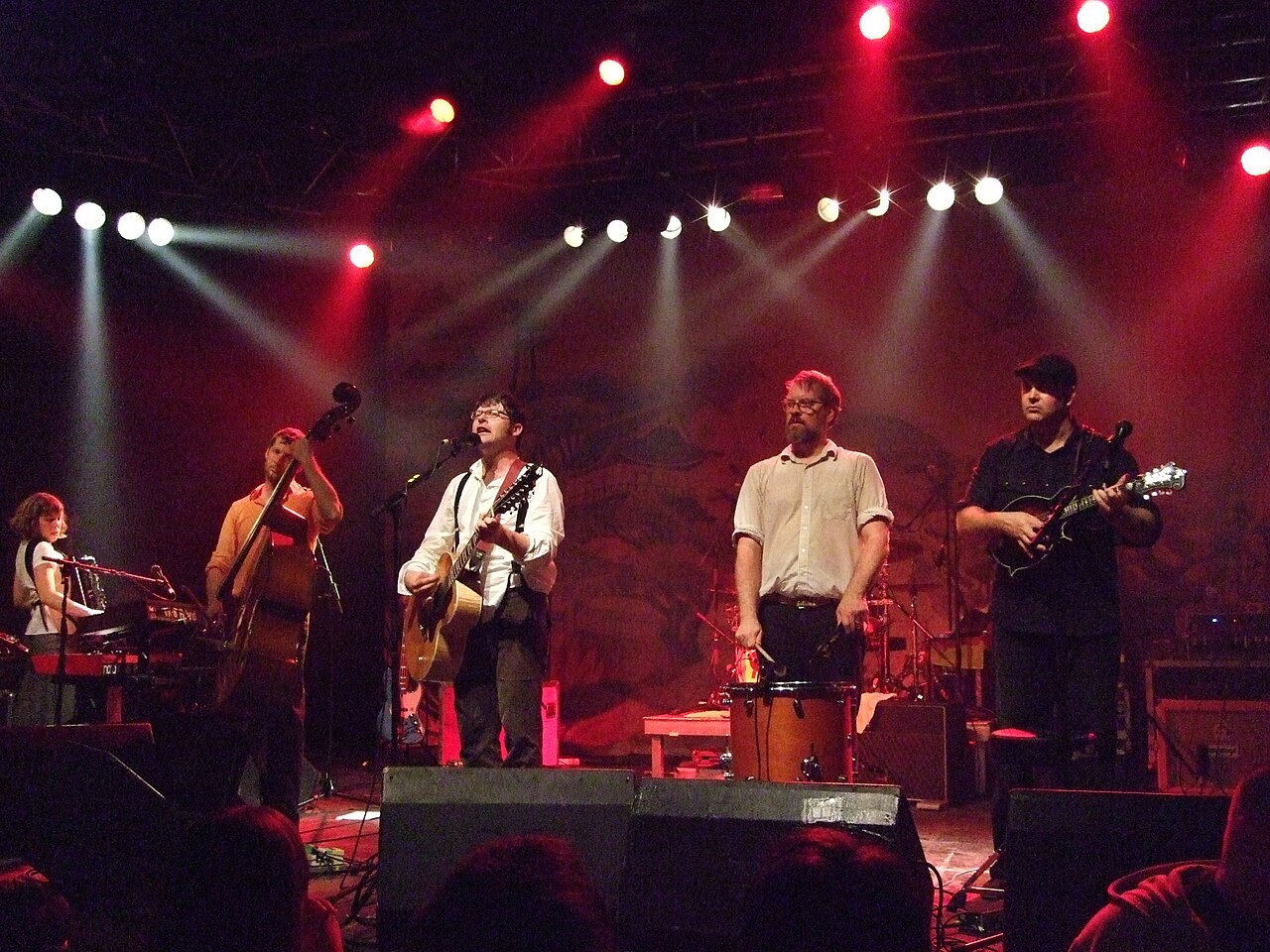 The Decemberists, sourced portrait photograph (2007)