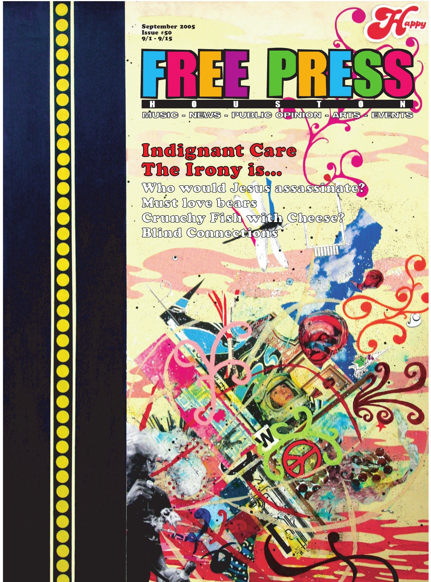 Free Press Houston cover, September 2005, first edition