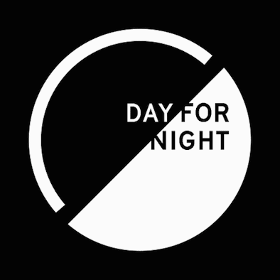 Animated transition between the Day for Night and Aphex Twin symbols.