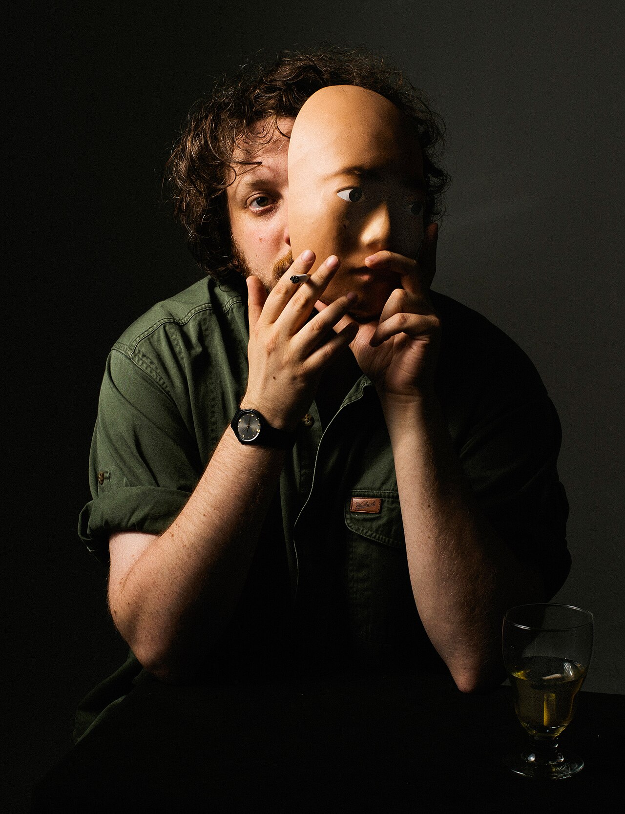 Oneohtrix Point Never, sourced portrait photograph (2013)
