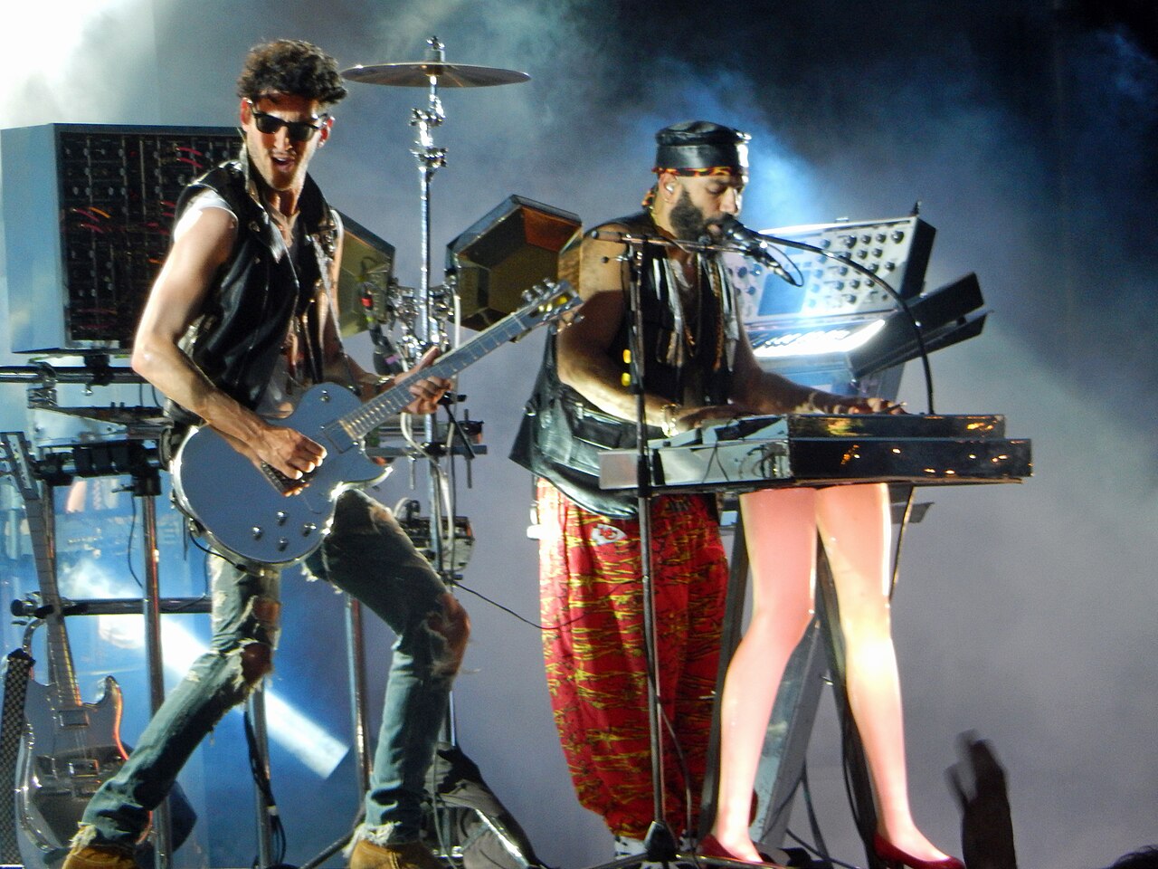 Chromeo, sourced portrait photograph (2015)