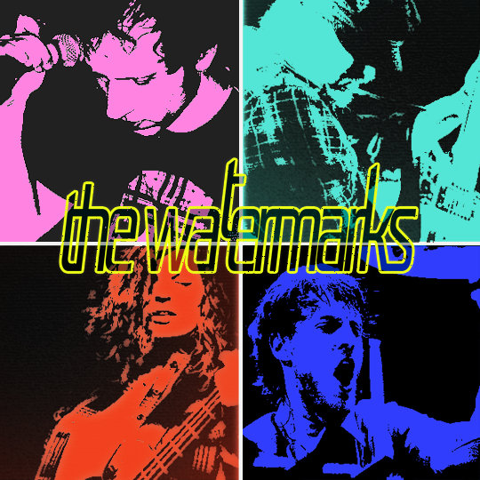 The Watermarks four-panel band portrait from the band's Bandcamp profile