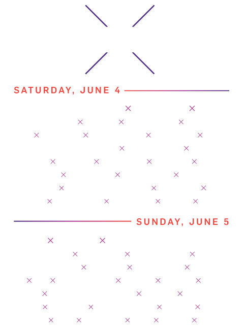Free Press Summer Festival 2016 — 2016 lineup by day, as published on the festival homepage.