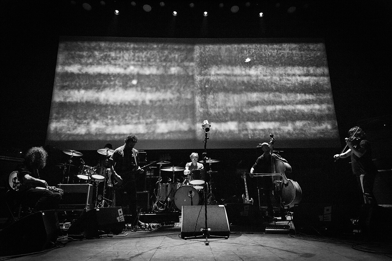 Godspeed You! Black Emperor, sourced portrait photograph (2018)