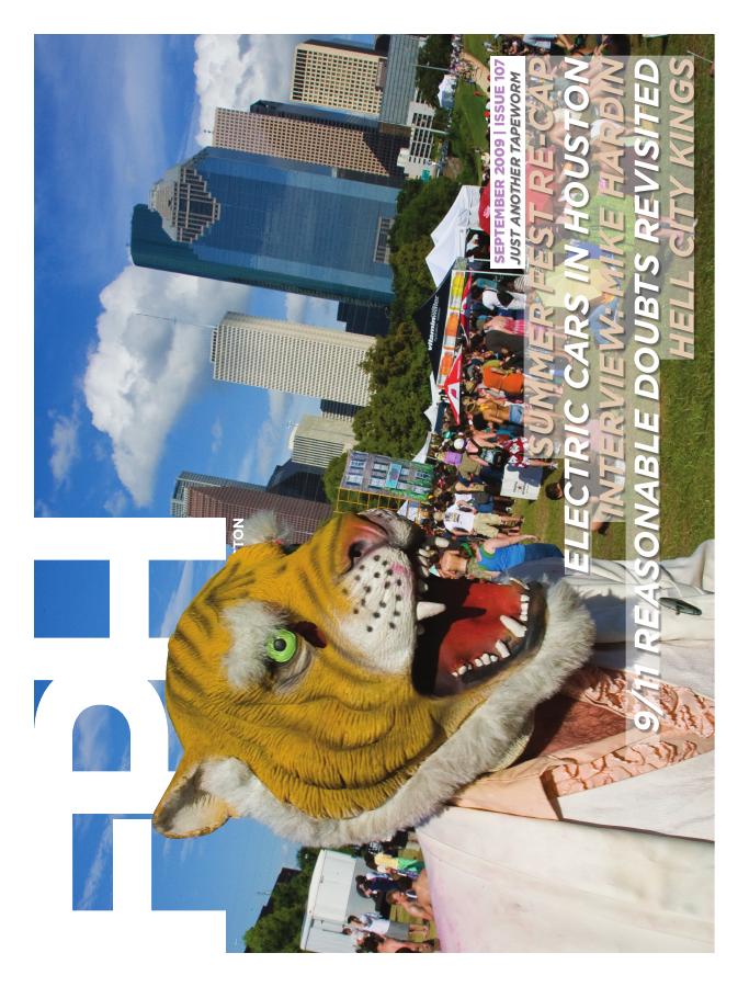 Free Press Houston cover, September 2009
