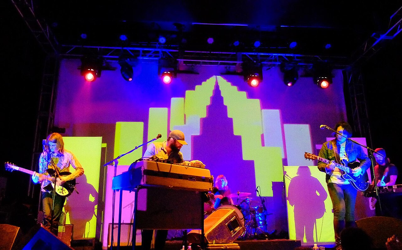 The Black Angels, sourced portrait photograph (2014)