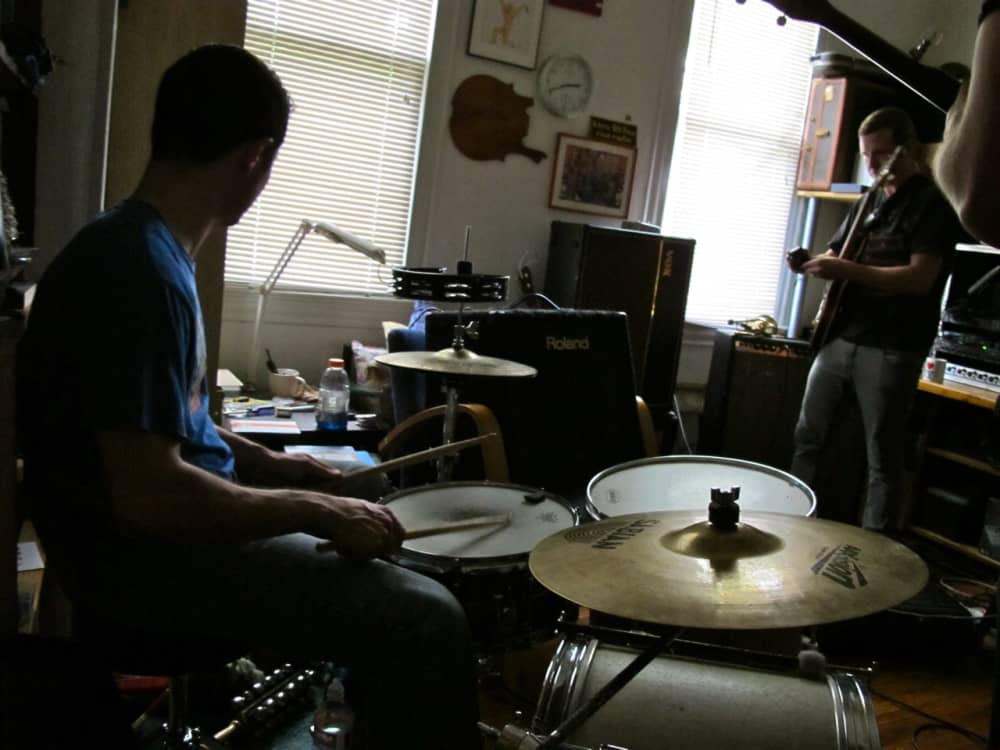 listenlisten in their Houston studio, photographed by Matthew Williams