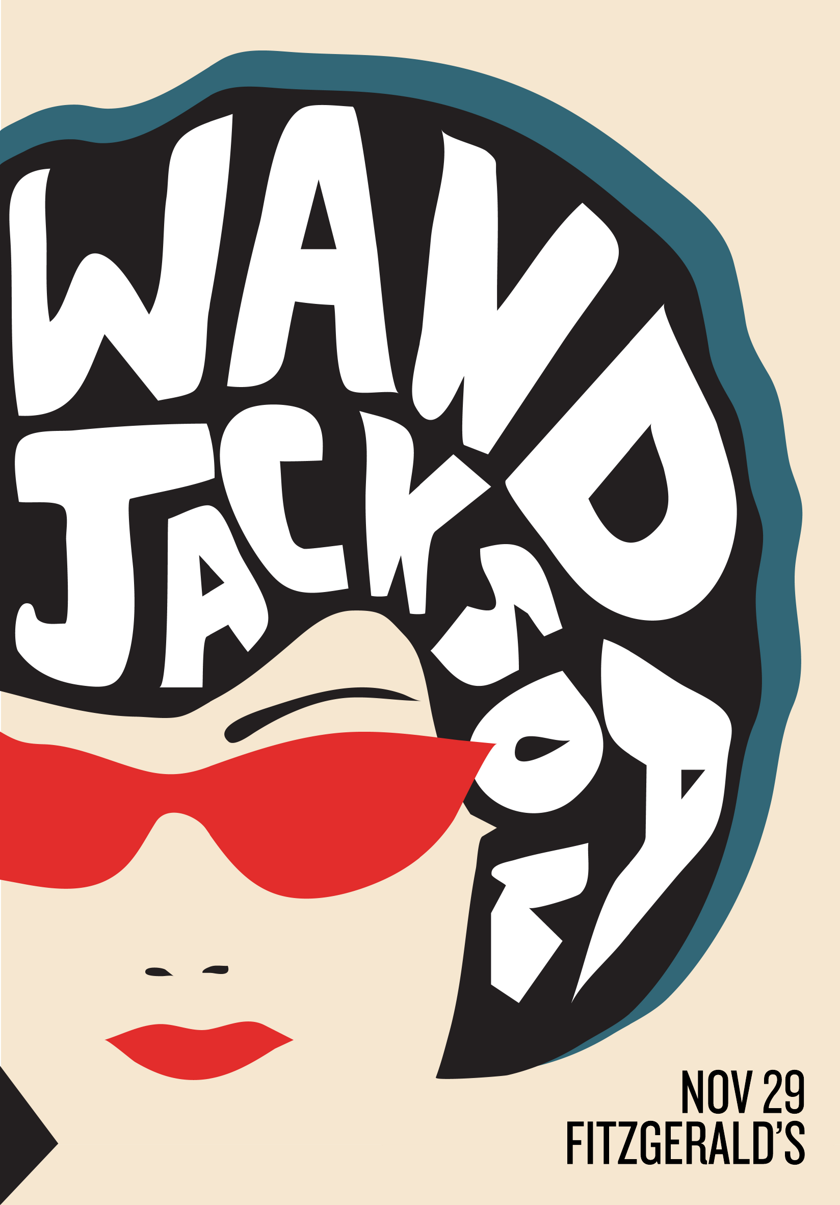 Poster for Wanda Jackson at Fitzgerald’s.