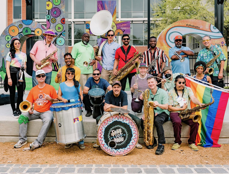 Free Radicals band portrait, Houston, 2022