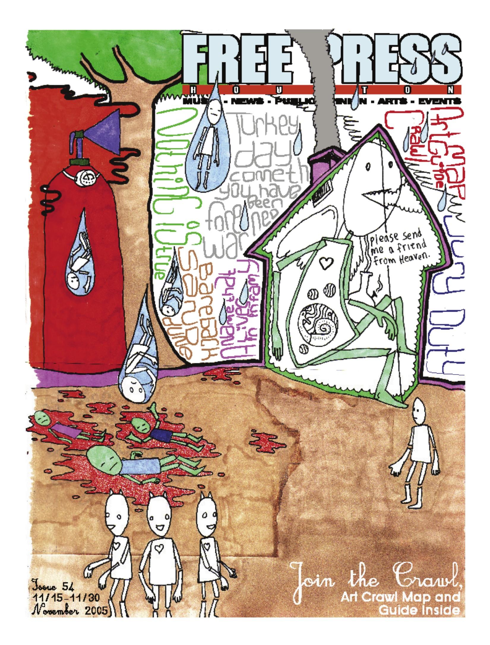 Free Press Houston cover, November 2005, second edition