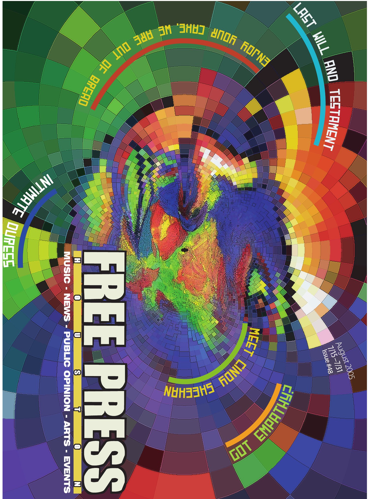 Free Press Houston cover, August 2005, first edition
