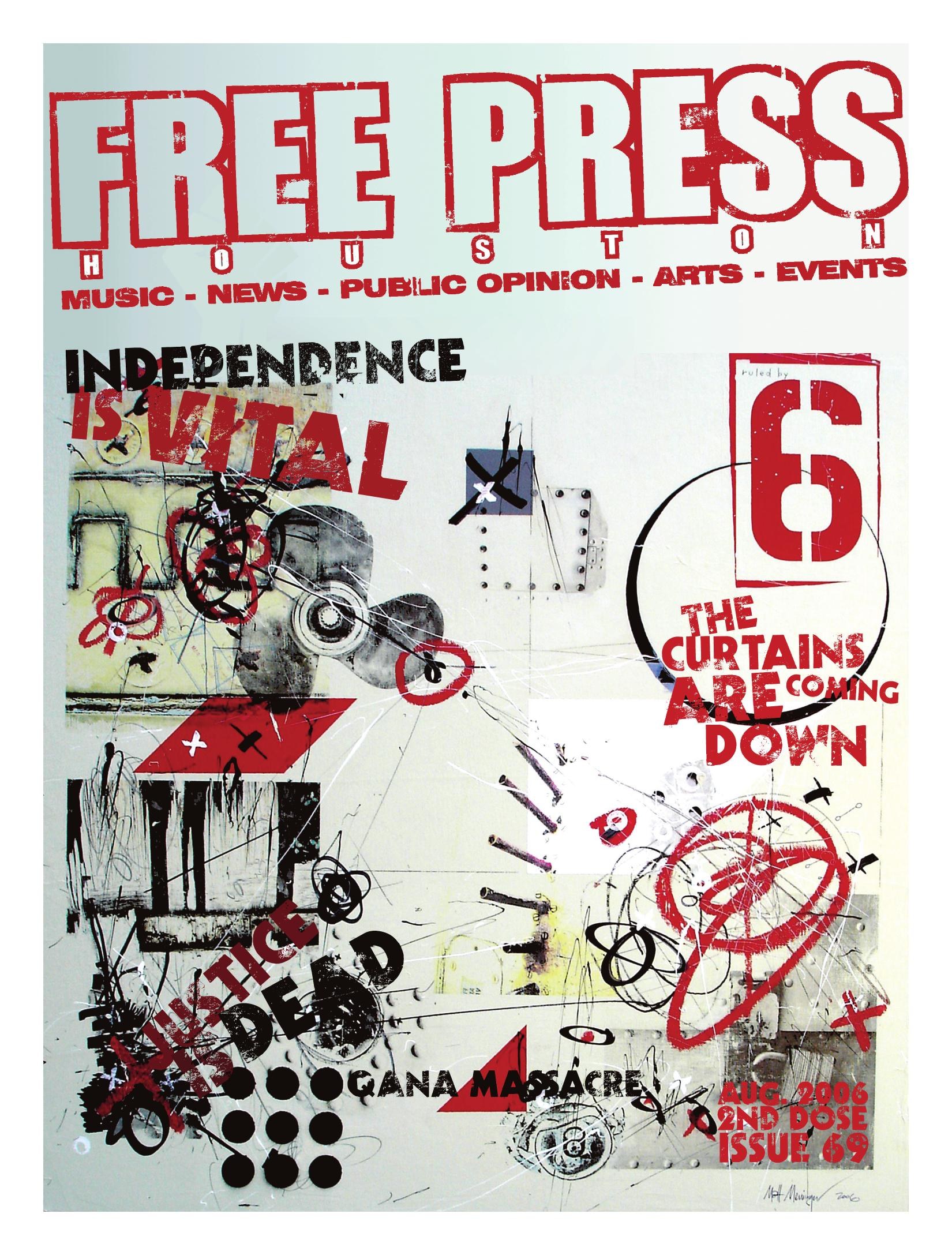 Free Press Houston cover, August 2006, second edition