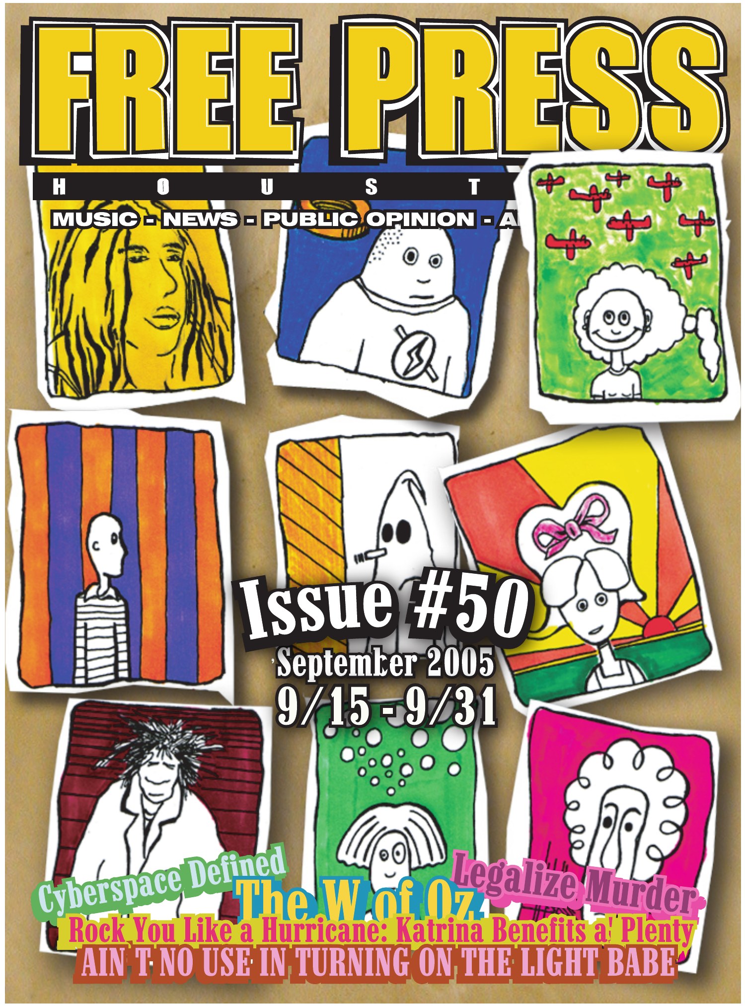 Free Press Houston cover, September 2005, second edition
