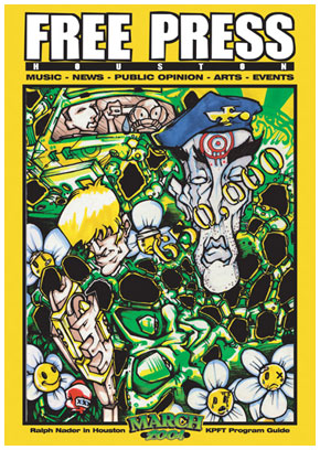 Free Press Houston cover, MARCH 2004