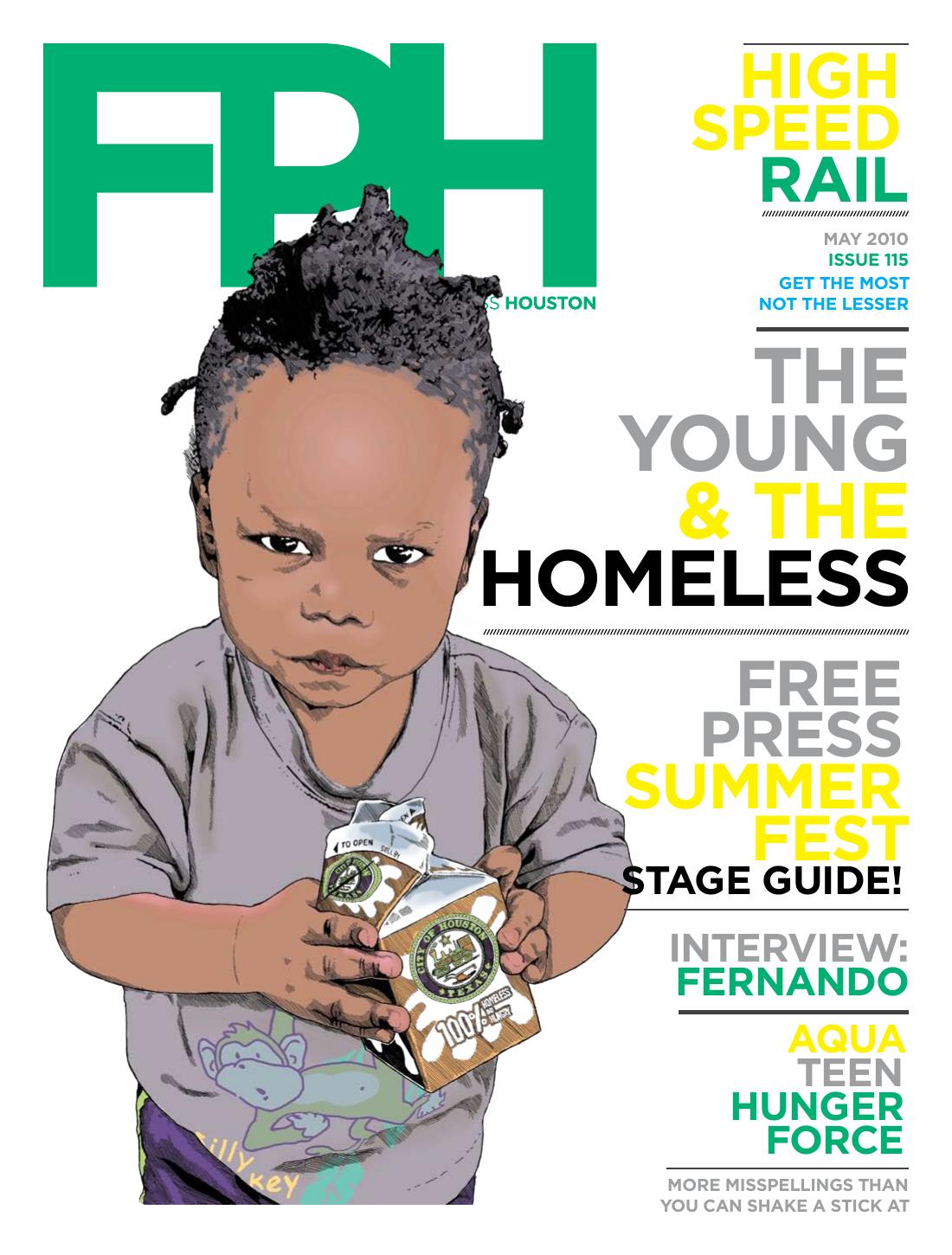 Free Press Houston cover, MAY 2010