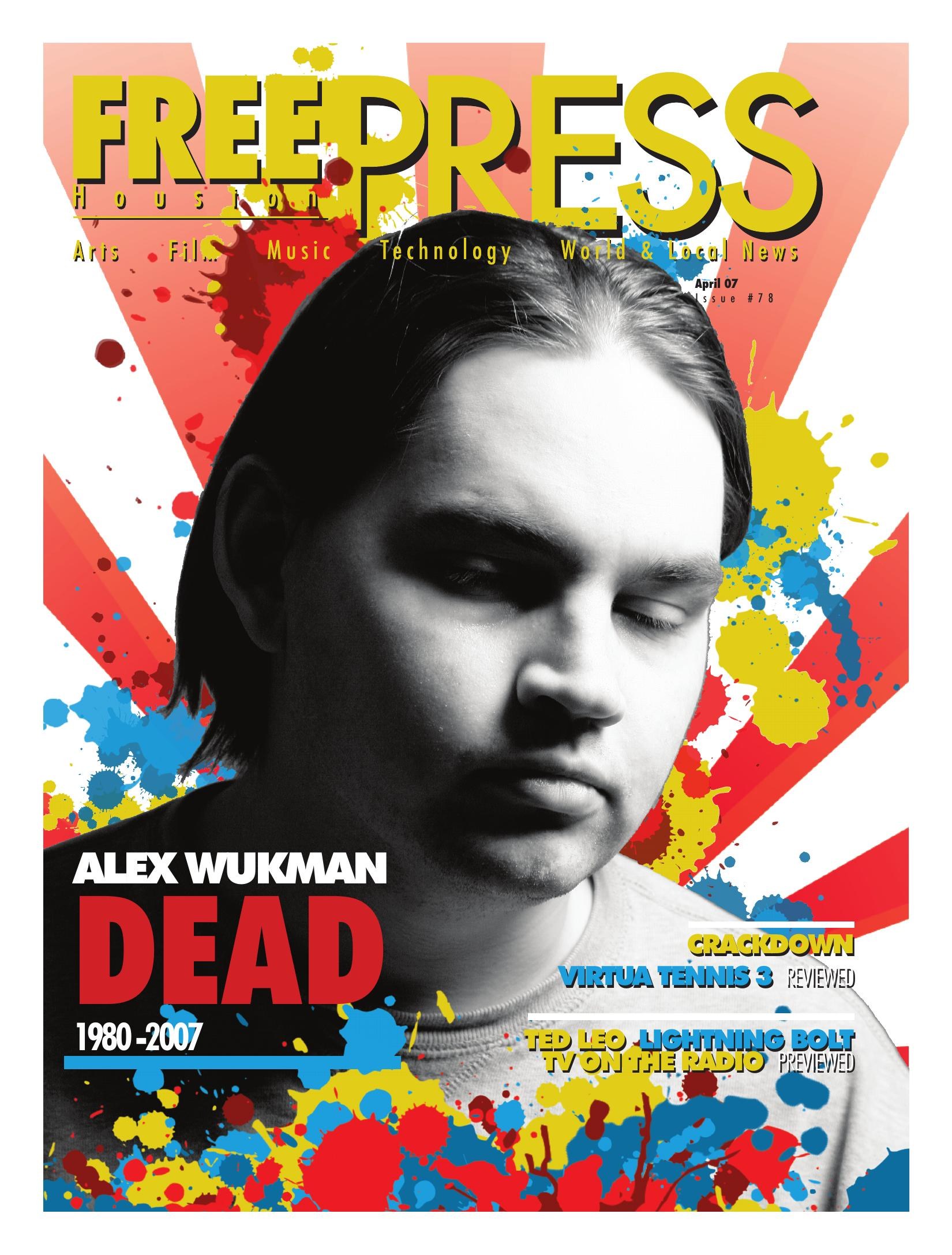 Free Press Houston cover, April 2007