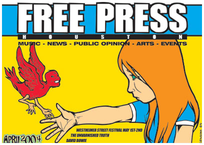 Free Press Houston cover, APRIL 2004