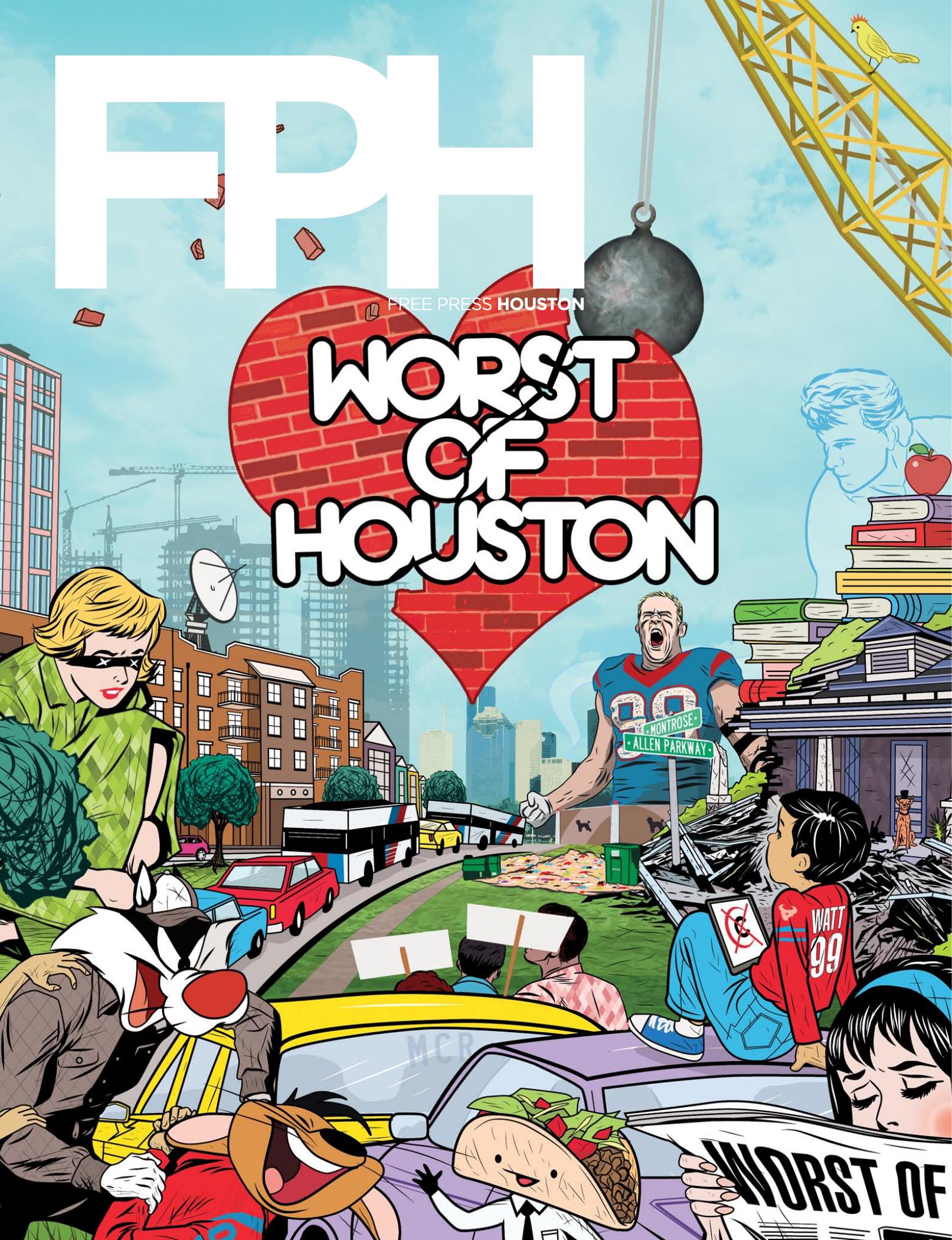 Free Press Houston cover, JANUARY 2015