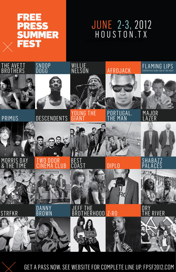 Free Press Houston » FPSF 2012 Lineup Revealed!