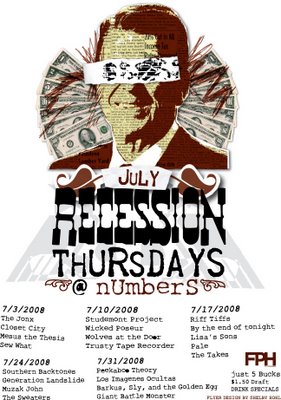 Free Press Houston » Tonight’s Recession Thursday – The Jonx, Closet City, Mesus the Thesus, Sew What, Lennie Briscoe all for $5 at Numbers