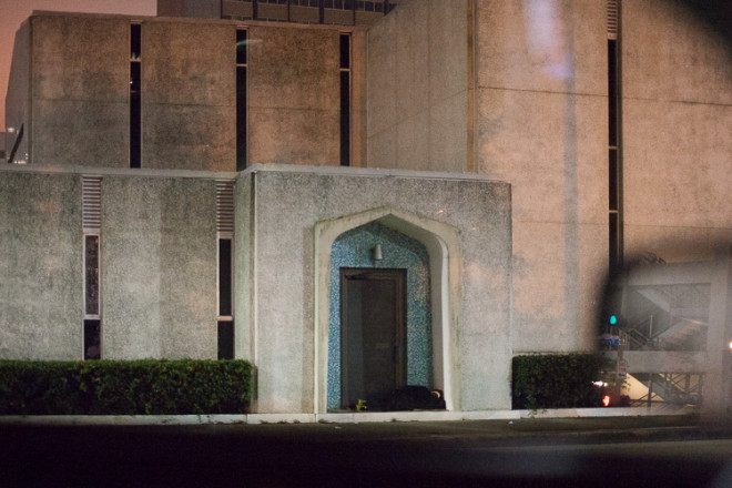 Driving past the local church to see who they won't let in.
