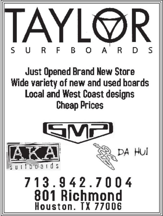 Advertisement: Just Opened Brand New Store, Free Press Houston 2005.08, PDF page 13