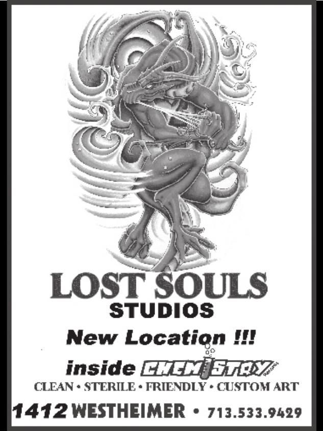 Advertisement: New Location !!!; inside CHEMISTRY, Free Press Houston 2005.08, PDF page 32
