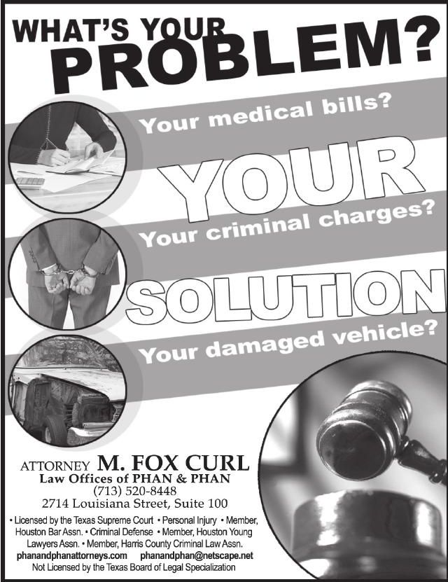 Advertisement: WHAT’S YOUR PROBLEM? / YOUR SOLUTION, Free Press Houston 2005.10b, PDF page 13